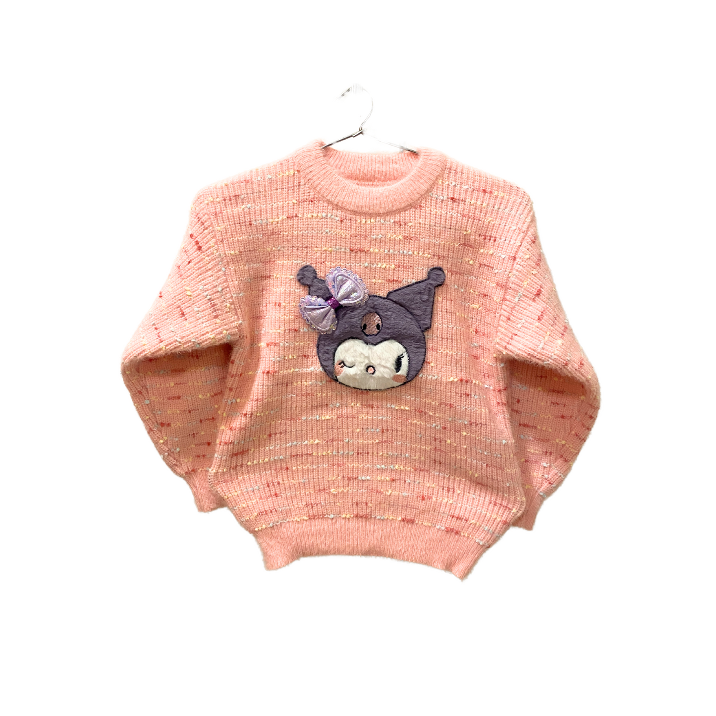 Adorable Pink Knitted Sweater for Little Girls (Ages 3-7)